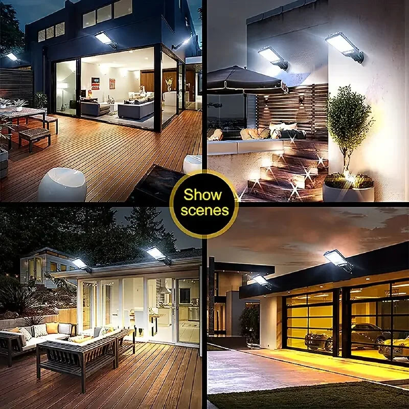 Solar Motion Sensor Outdoor Wall Light