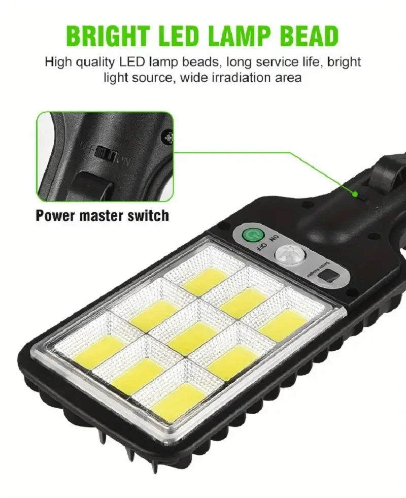 Solar Motion Sensor Outdoor Wall Light