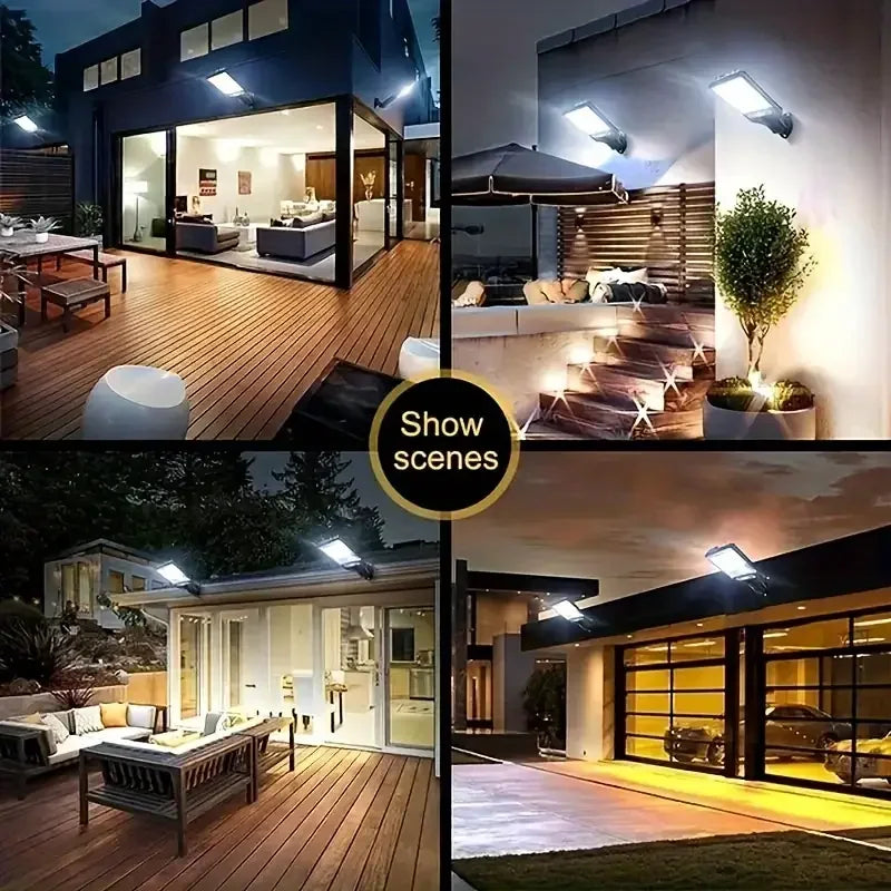 Solar Motion Sensor Outdoor Wall Light
